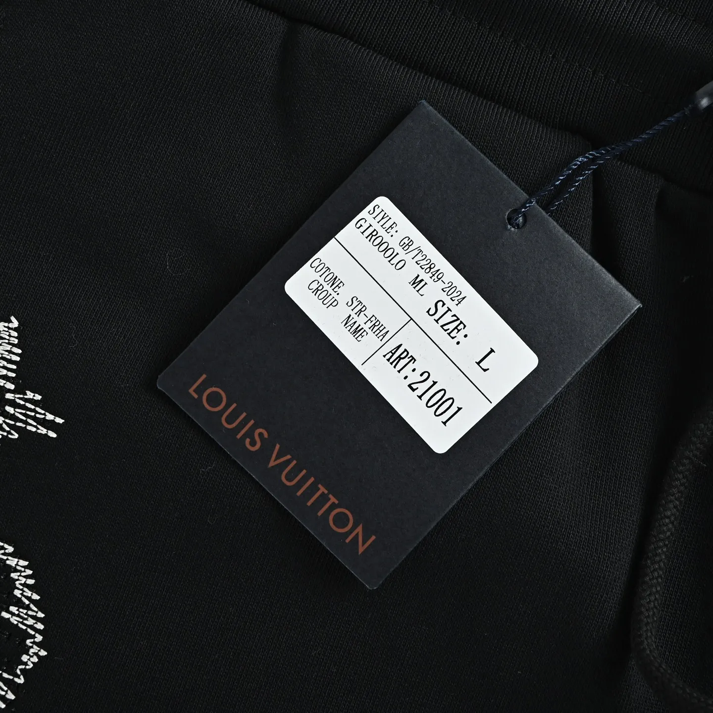Louis Vuitton sketchy presbyopic embroidered trousers